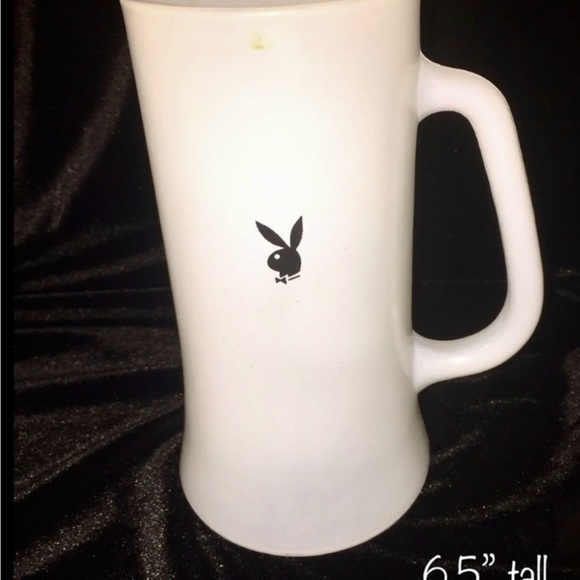 Vintage Playboy White Beer Stein - Picture 1 of 3